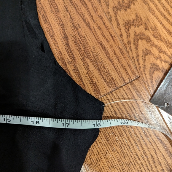 Donna Morgan Silk Sleeve-less Sheath Dress with Rhinestones - Picture 8 of 11